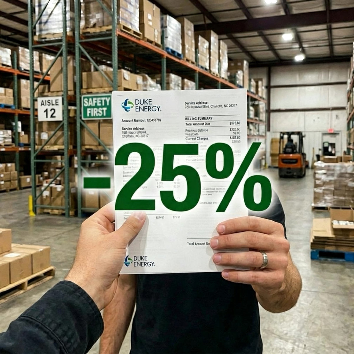 How a Logistics Center Cut Peak Demand Charges by 25% with Smart Meters & EMS